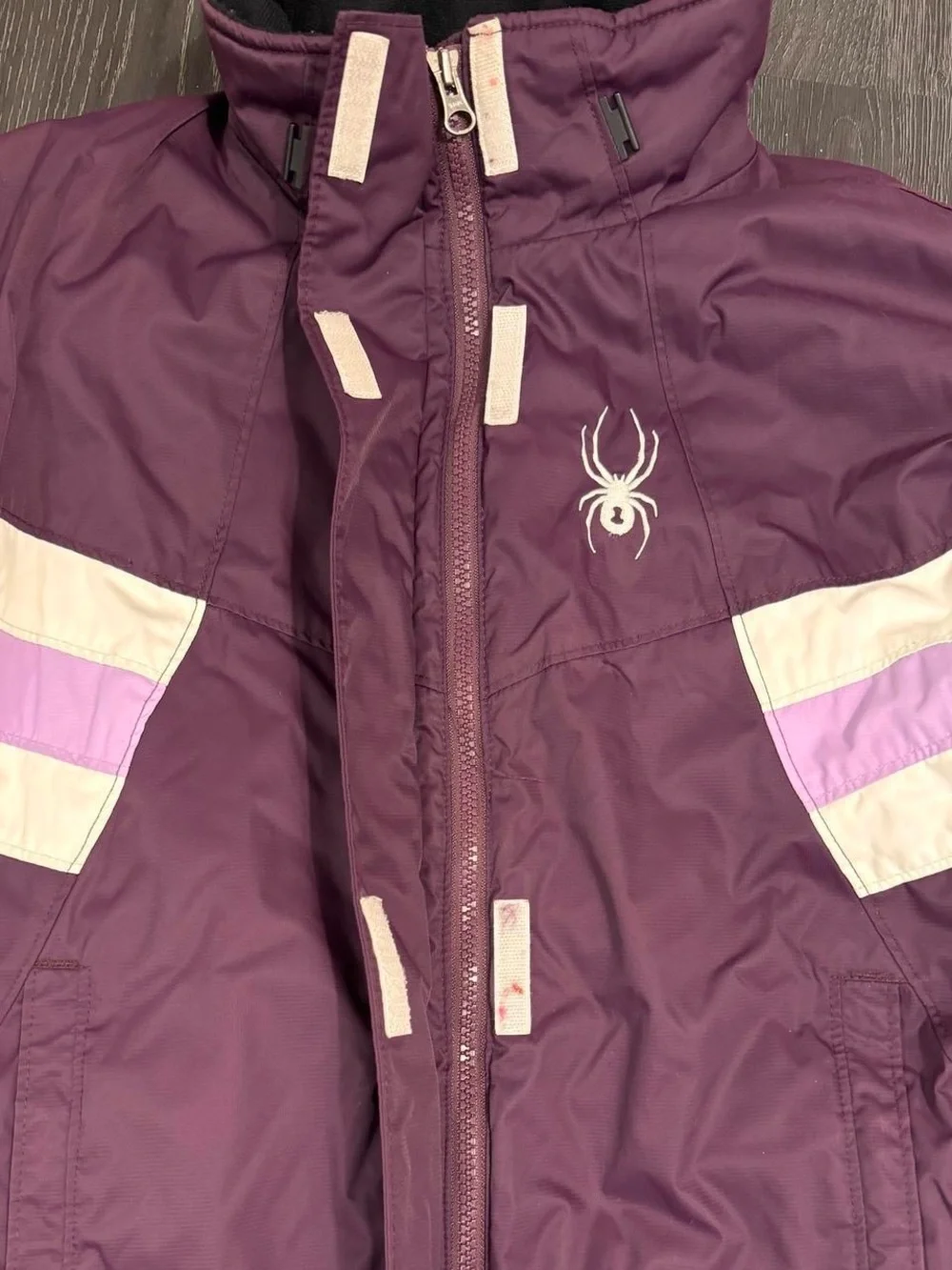Girls Purple Spyder Snow Winter Coat Jacket Size 16